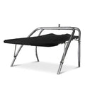 Mid-sized Square Bimini Stainless Steel - 1.9m x 1.9m Navy fabric