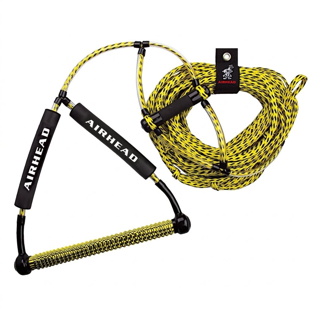Airhead Trick Handle Wakeboard Rope Phat Grip 4 Sections 75 Feet