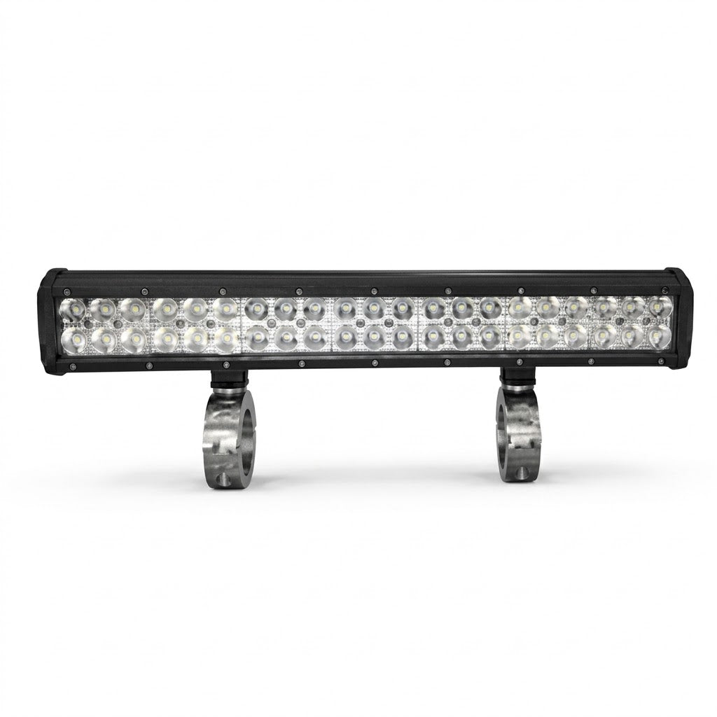 LED Marine Light Bar - Black Coated 20" (500mm) 126W LED light bar