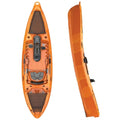 FISHING KAYAK ORANGE W/PADDLE