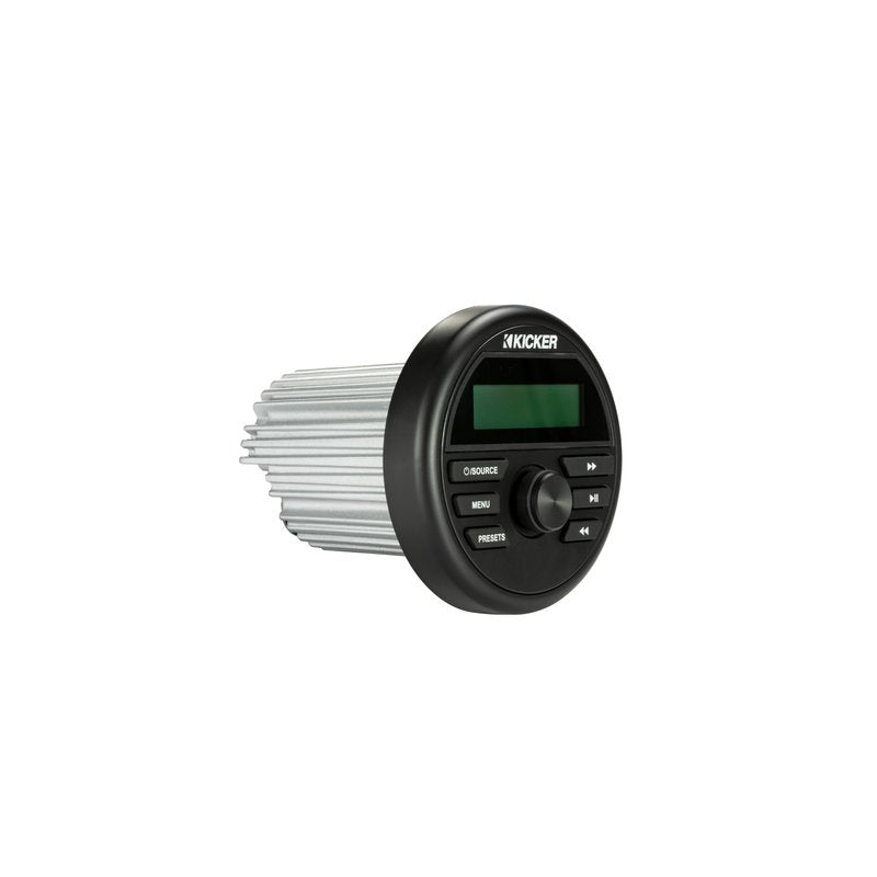 Kicker KMC2 Weather-Resistant Gauge-Style Marine Media Center